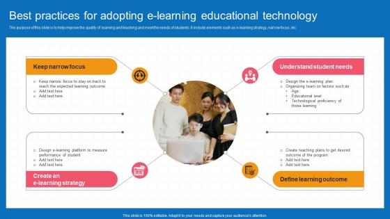 Best Practices For Adopting E Learning Educational Technology