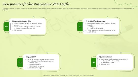 Best Practices For Boosting Organic Seo Traffic