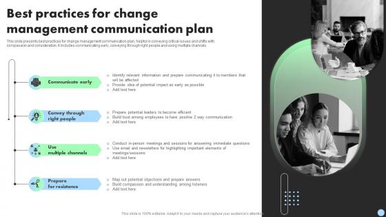 Best Practices For Change Management Communication Plan