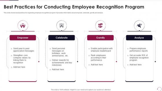 Best Practices For Conducting Employee Recognition Program