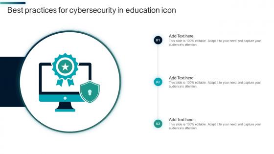 Best Practices For Cybersecurity In Education Icon