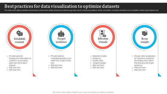 Best Practices For Data Visualization To Optimize Datasets