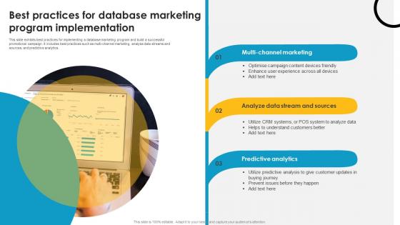 Best Practices For Database Marketing Program Implementation