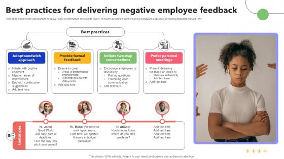 Best Practices For Delivering Negative Employee Feedback