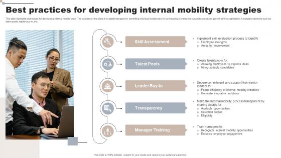 Best Practices For Developing Internal Mobility Strategies