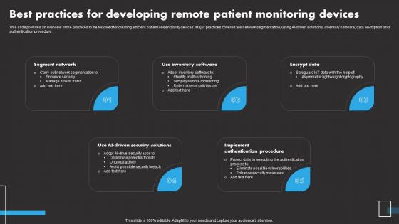 Best Practices For Developing IoT Remote Asset Monitoring And Management IoT SS