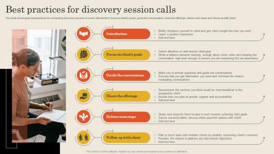 Best Practices For Discovery Session Calls