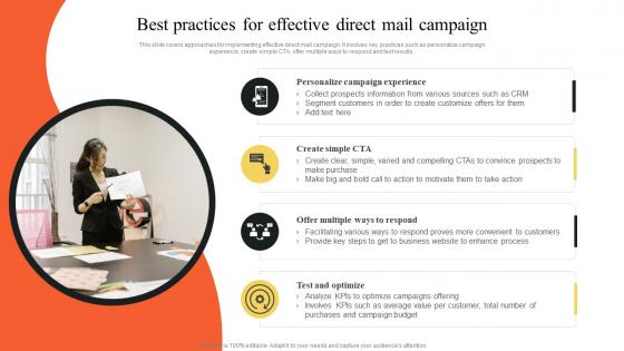 Best Practices For Effective Direct Mail Campaign Implementing Outbound MKT SS