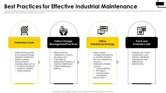 Best Practices For Effective Industrial Maintenance