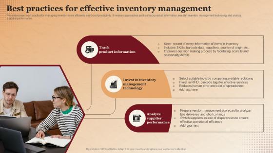 Best Practices For Effective Inventory Management Applications Of RFID In Asset Tracking