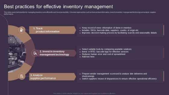 Best Practices For Effective Inventory Management Deploying Asset Tracking Techniques