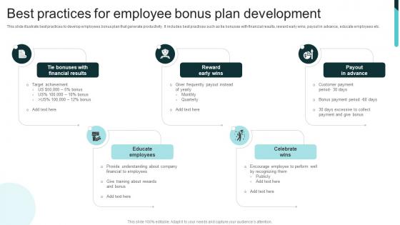 Best Practices For Employee Bonus Plan Development