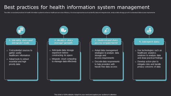Best Practices For Health Information System Improving Medicare Services With Health