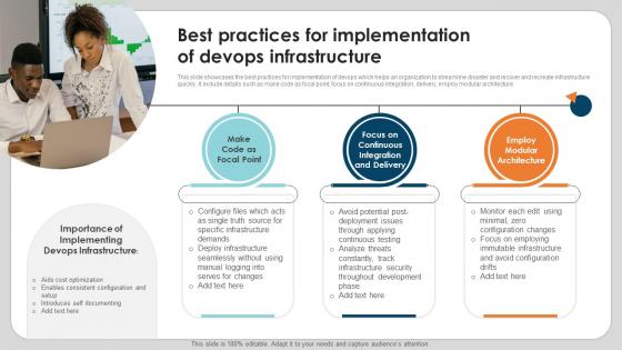 Best Practices For Implementation Of Devops Infrastructure