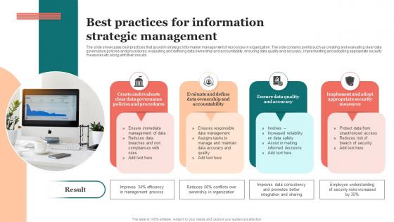 Best Practices For Information Strategic Management