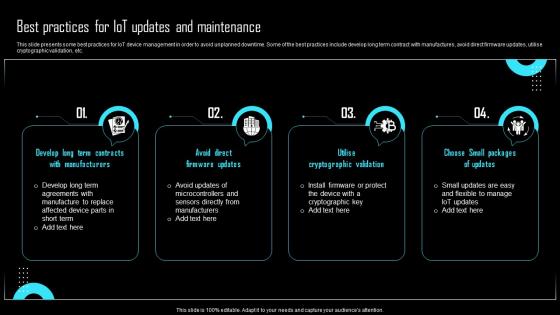 Best Practices For IoT Updates And Maintenance Effective IoT Device Management IOT SS