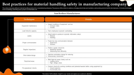 Best Practices For Material Handling Safety In Manufacturing Company