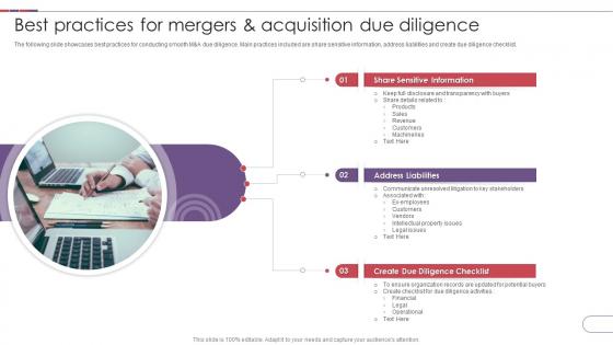 Best Practices For Mergers And Acquisition Due Diligence
