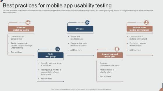 Best Practices For Mobile App Usability Testing