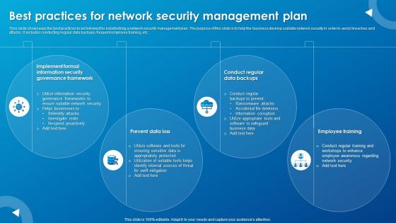 Best Practices For Network Security Management Plan