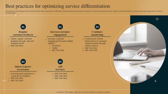 Best Practices For Optimizing Service Differentiation Strategy How To Outshine