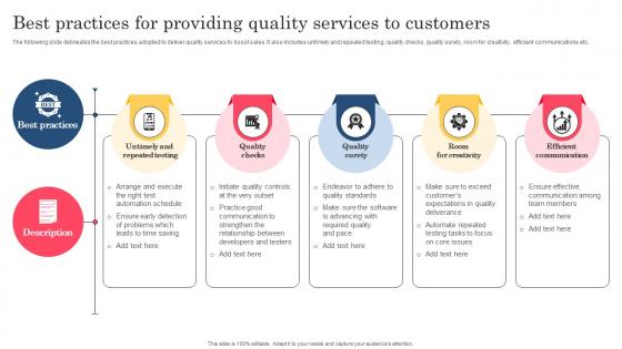 Best Practices For Providing Quality Services To Customers
