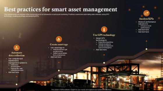 Best Practices For Smart Asset Management IoT Solutions In Manufacturing Industry IoT SS