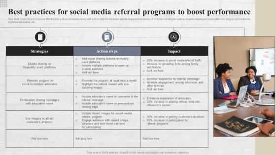 Best Practices For Social Media Referral Marketing Strategies To Reach MKT SS V