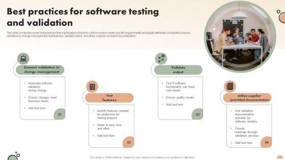 Best Practices For Software Testing And Validation