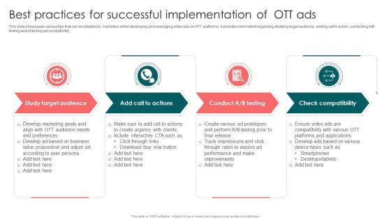 Best Practices For Successful Implementation Of Launching OTT Streaming App And Leveraging Video