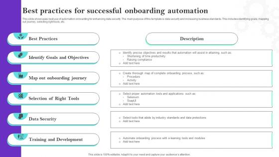 Best Practices For Successful Onboarding Automation