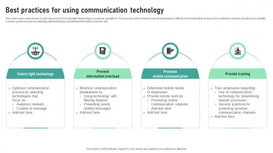 Best Practices For Using Communication Technology