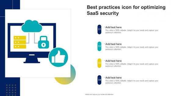 Best Practices Icon For Optimizing Saas Security