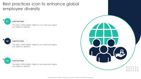 Best Practices Icon To Enhance Global Employee Diversity