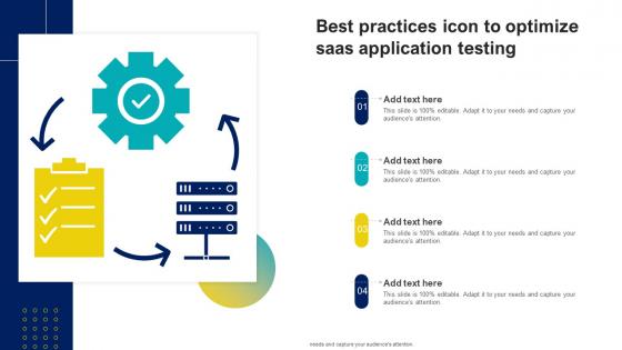 Best Practices Icon To Optimize Saas Application Testing