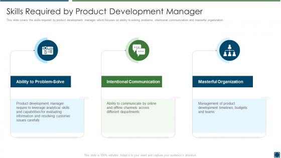 Best practices improve product development skills required by manager