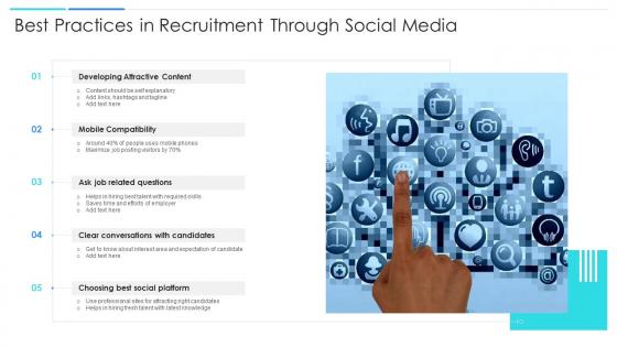 Best Practices In Recruitment Through Social Media