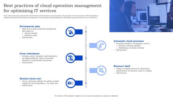 Best Practices Of Cloud Operation Management For Optimizing IT Services