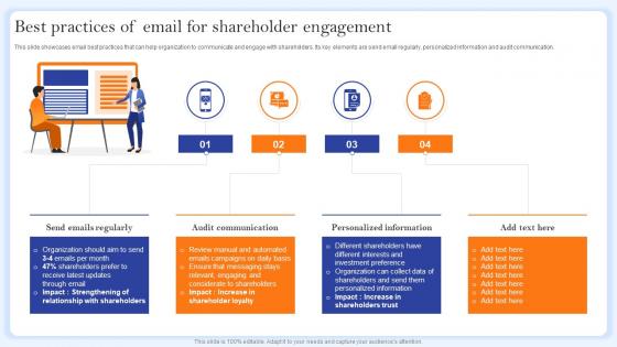 Best Practices Of Email For Shareholder Engagement Communication Channels And Strategies