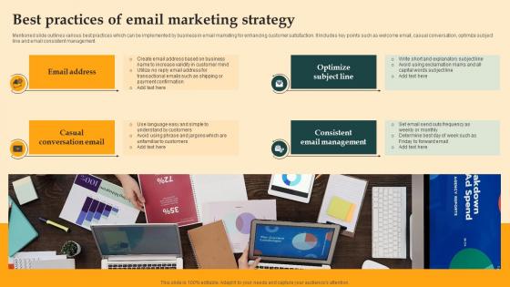 Best Practices Of Email Marketing Strategy Digital Email Plan Adoption For Brand Promotion