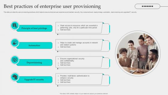 Best Practices Of Enterprise User Provisioning