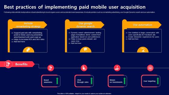 Best Practices Of Implementing Paid Mobile Acquiring Mobile App Customers