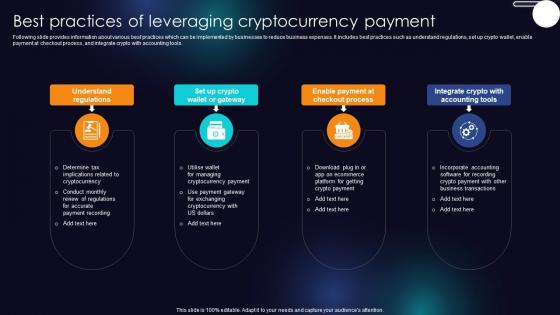 Best Practices Of Leveraging Cryptocurrency Payment Enhancing Transaction Security With E Payment