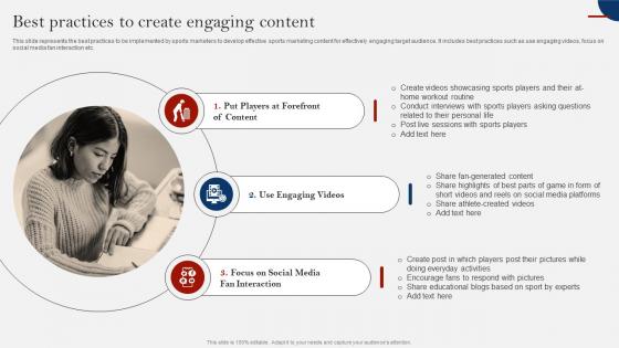 Best Practices To Create Engaging Content Comprehensive Guide On Sports Strategy SS