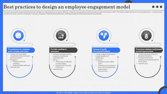 Best Practices To Design An Employee Engagement Model