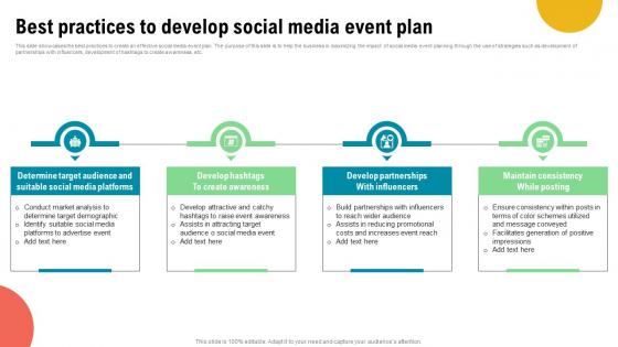 Best Practices To Develop Social Media Event Plan