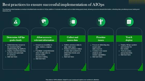 Best Practices To Ensure Successful T Operations Automation An AIOps AI SS V