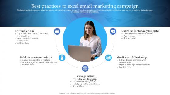 Best Practices To Excel Email Marketing Campaign Mobile Marketing Guide For Small Businesses