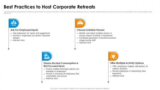 Best Practices To Host Corporate Retreats