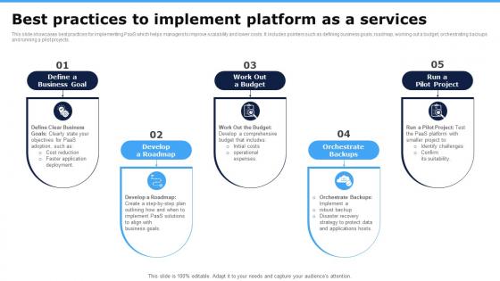 Best Practices To Implement Platform As A Services